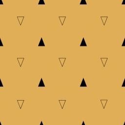 Triangles - ocra scuro